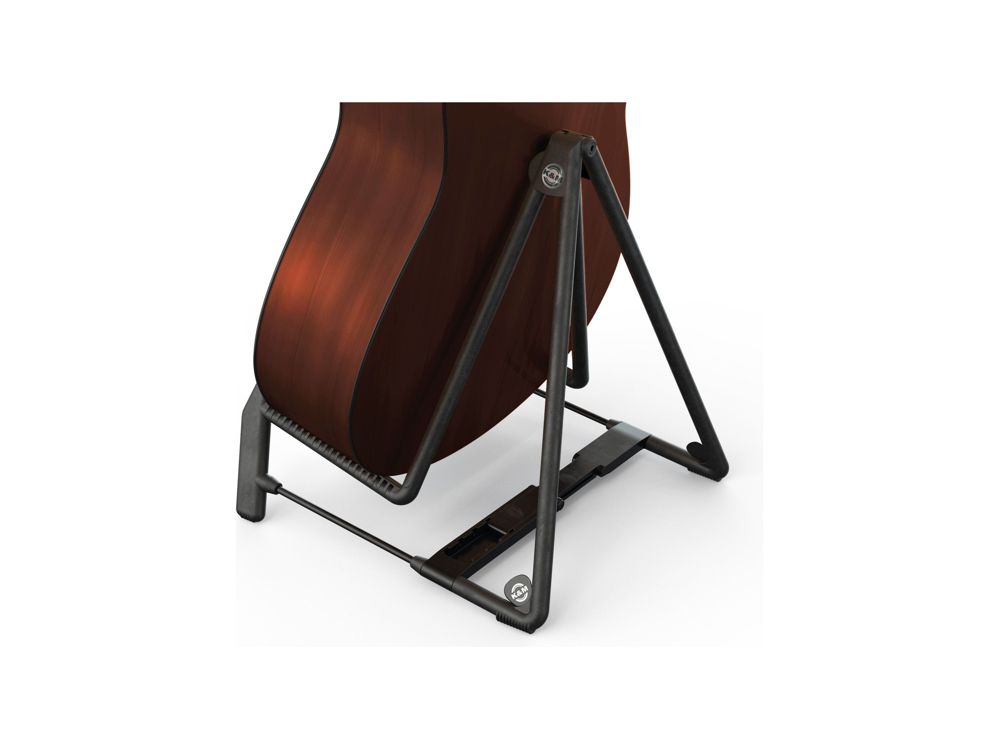 K&M Acoustic Guitar Stand A Frame Black