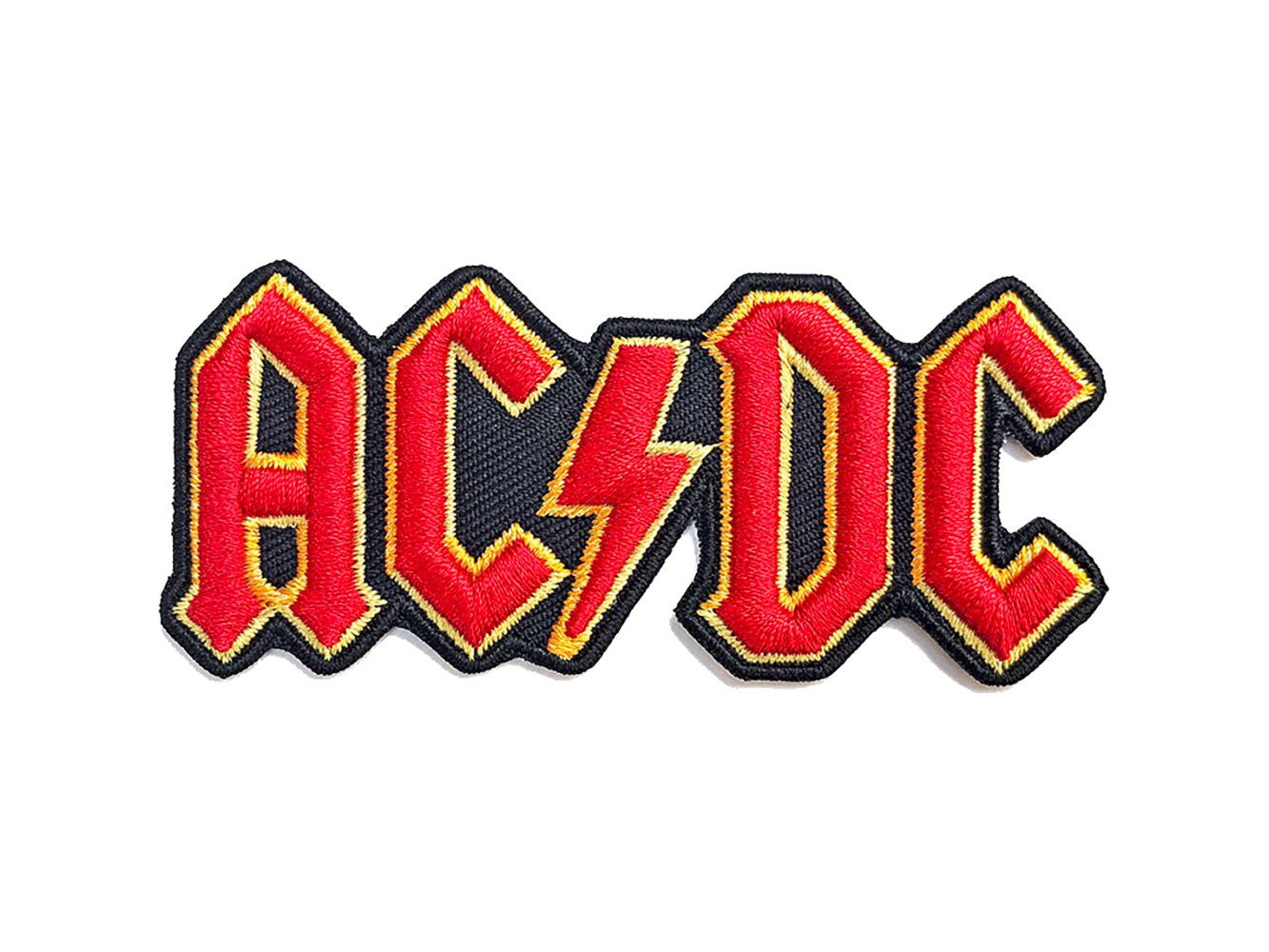 AC/DC Standard Patch Cut-Out 3D Logo