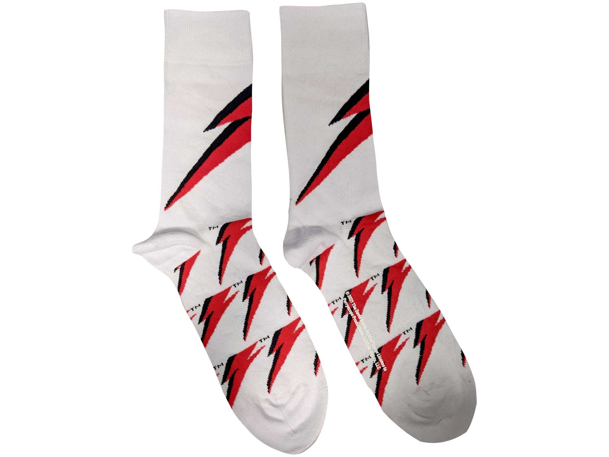 David Bowie Unisex Ankle Sock: Flash (UK SIZE 7 - 11)