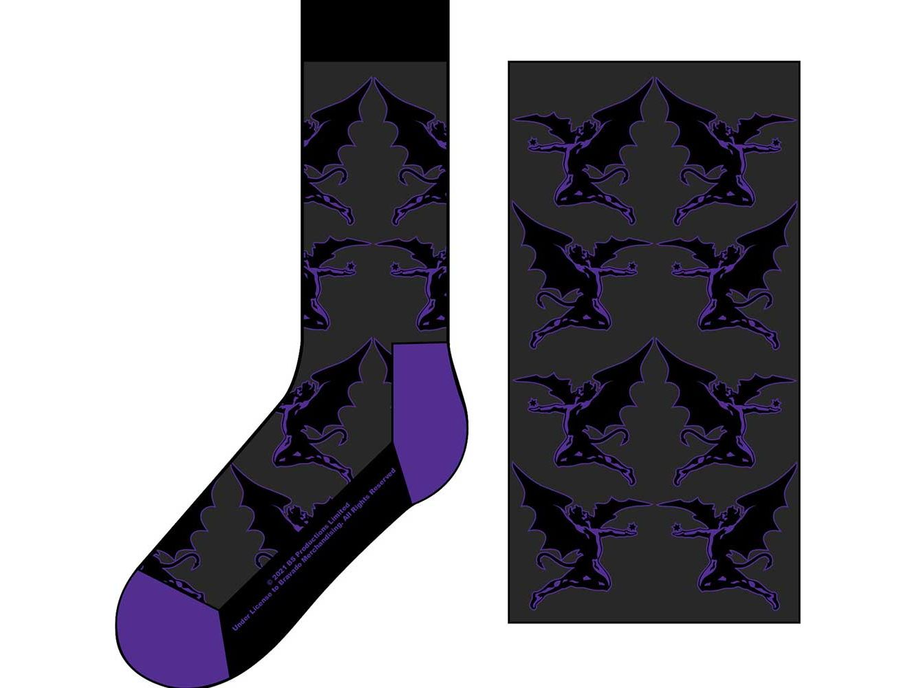 Black Sabbath Unisex Ankle Socks: Demons (UK SIZE 7 - 11)