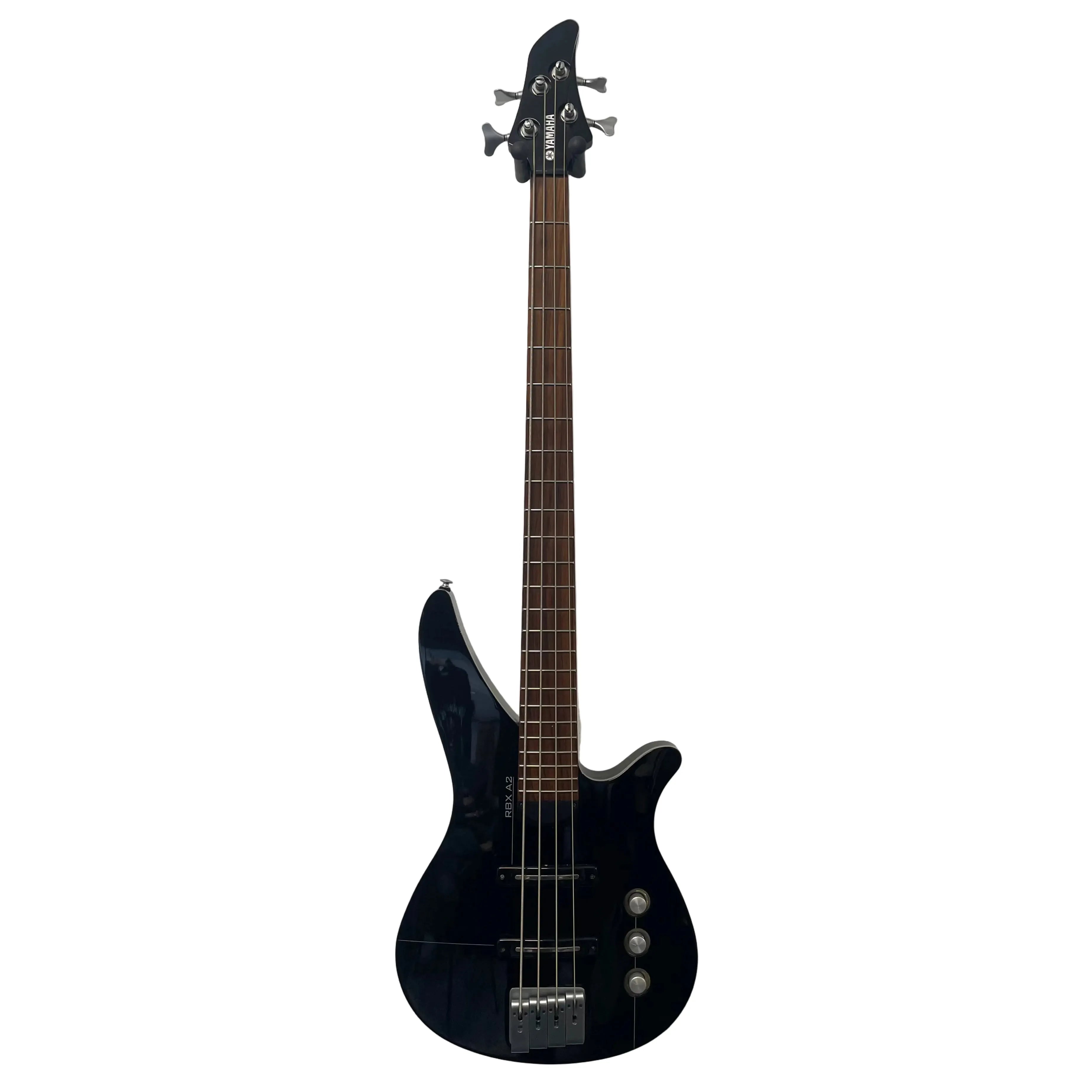 Yamaha RBX A2 Electric Bass Guitar in Black Pre-Owned – The Music Bank Yamaha RBX A2 Electric Bass Guitar in Black Pre-Owned – The Music Bank