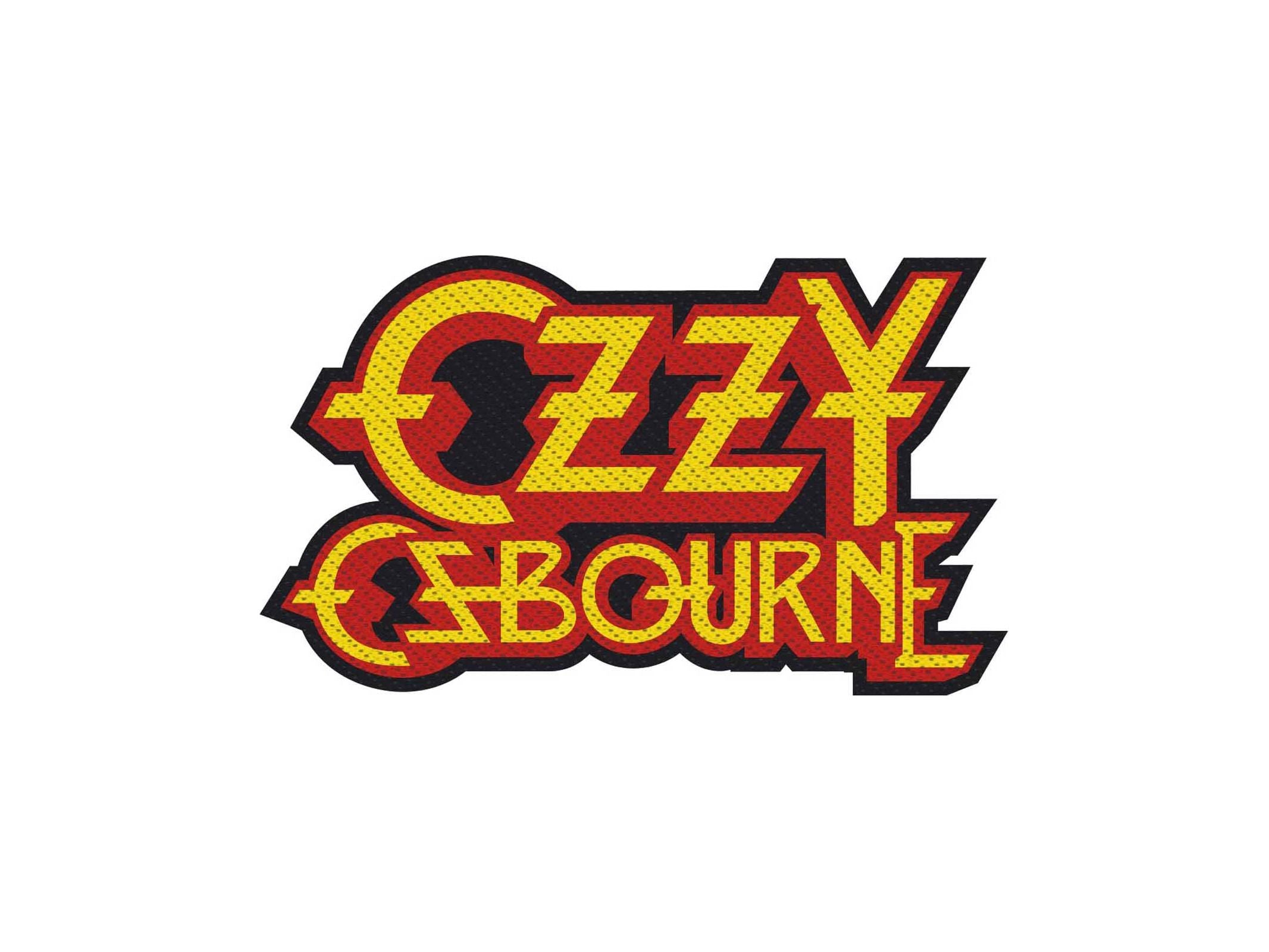 Ozzy Osbourne Standard Patch: Logo Cut-Out