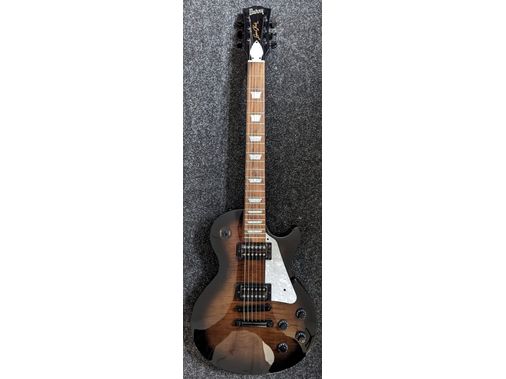 Burny RLG 55 JP Joe Perry Signature Electric Guitar in See Thru Blackburst