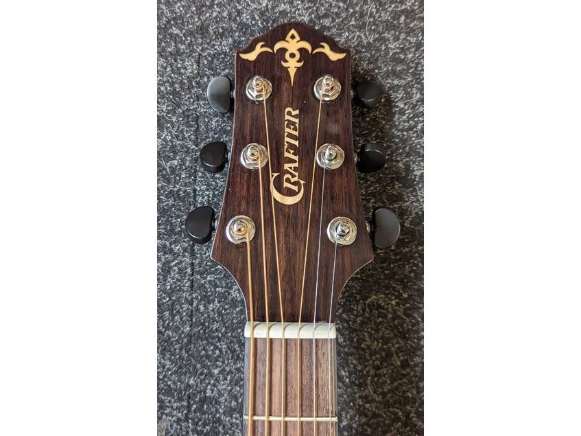 Crafter Able G-600 Grand Auditorium Cutaway Electro Acoustic Guitar