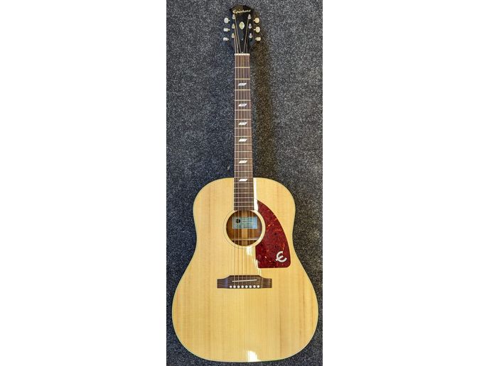 Epiphone Texan FT-79 (USA Collection), Antique Natural Acoustic Guitar with Original Hardcase - Pre-Owned