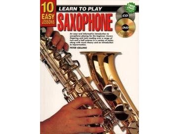 10 Easy Lessons Saxophone Book + Audio