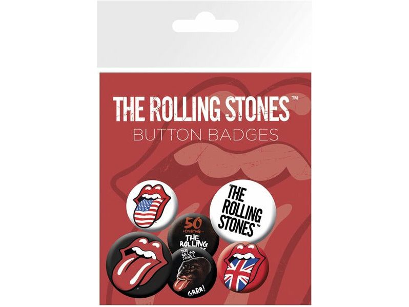 THE ROLLING STONES Mixed Badge Pack