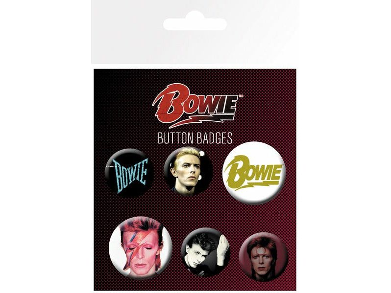 DAVID BOWIE Mixed Badge Pack