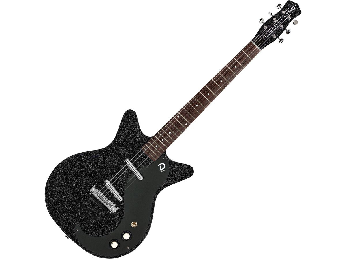 Danelectro Blackout '59M NOS+ Electric Guitar ~ Black Metalflake