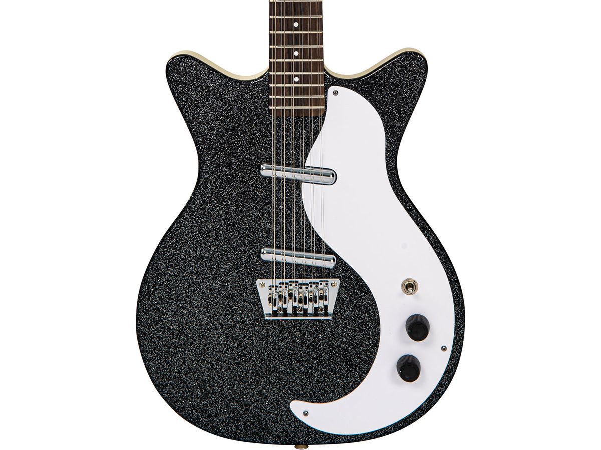 Danelectro '59 12 String Electric Guitar ~ Black Sparkle