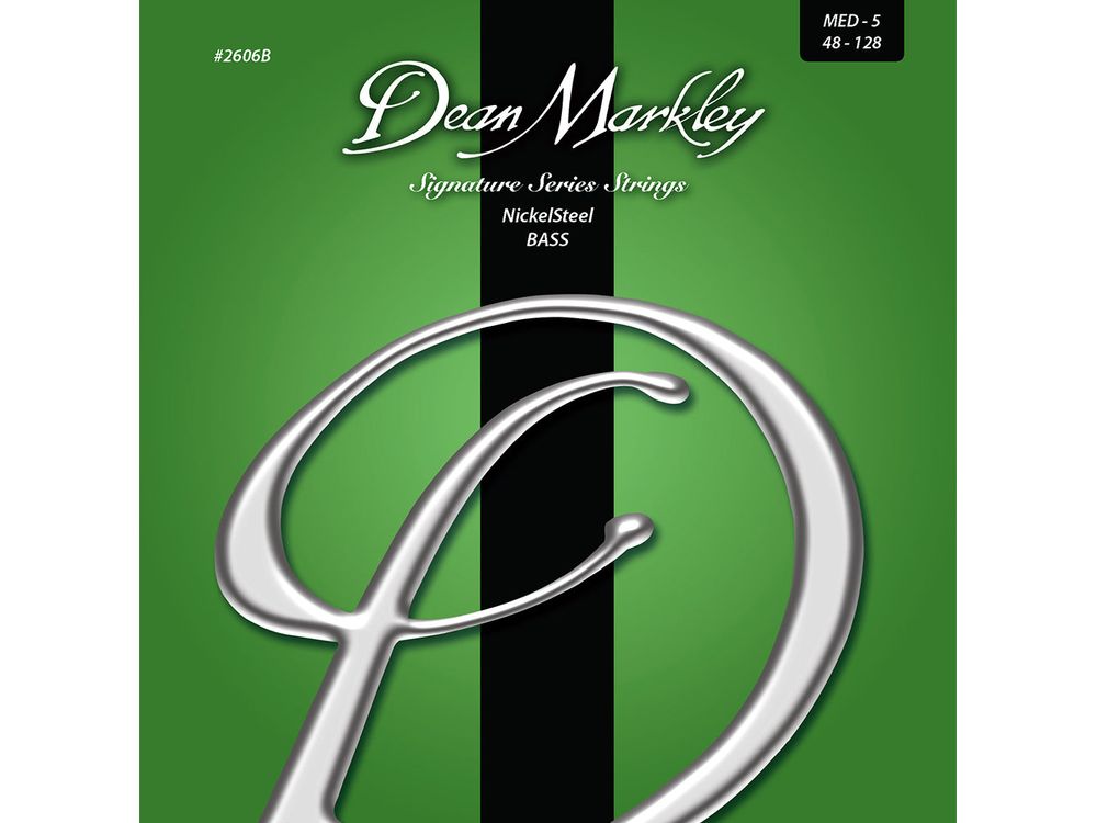 Dean Markley NickelSteel Signature Bass Strings Medium 5 String 48-128
