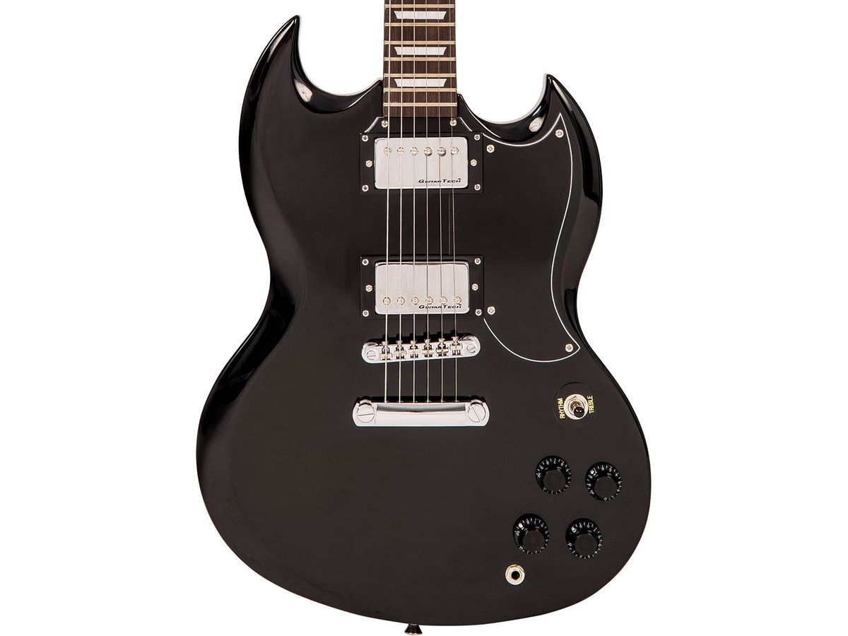 Encore E69 Electric Guitar Pack ~ Gloss Black