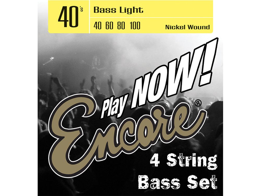 Encore Nickel Wound Bass String Set ~ Light