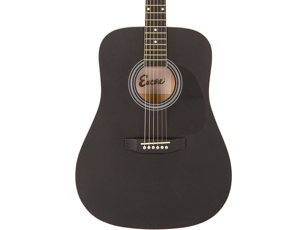 Encore Acoustic Guitar ~ Black