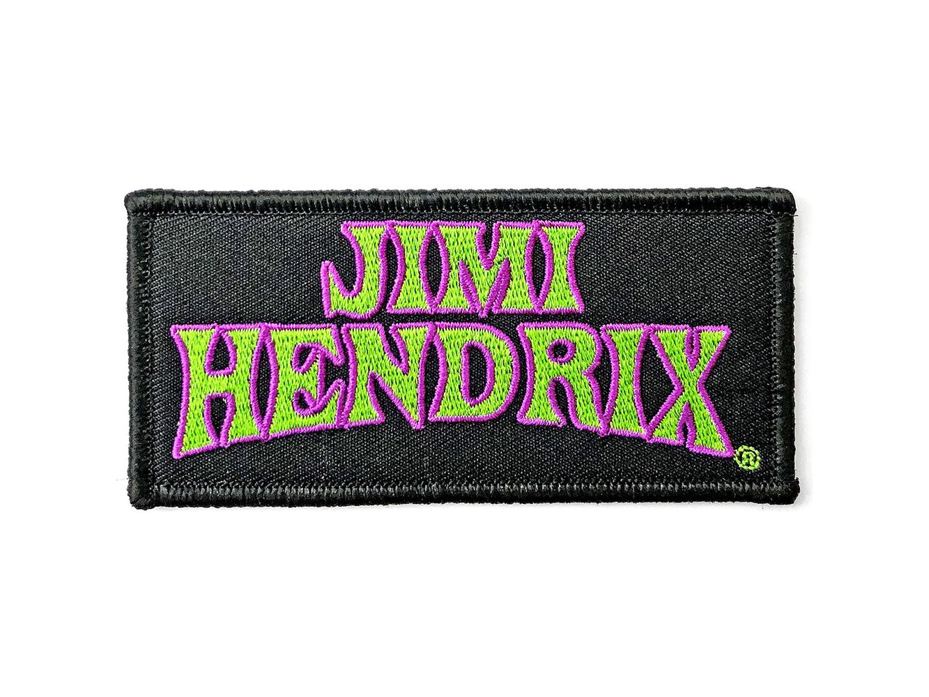 Jimi Hendrix Standard Patch: Arched Logo (Iron on)
