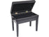 Kinsman Deluxe Adjustable Piano Bench with Storage ~ Satin Black