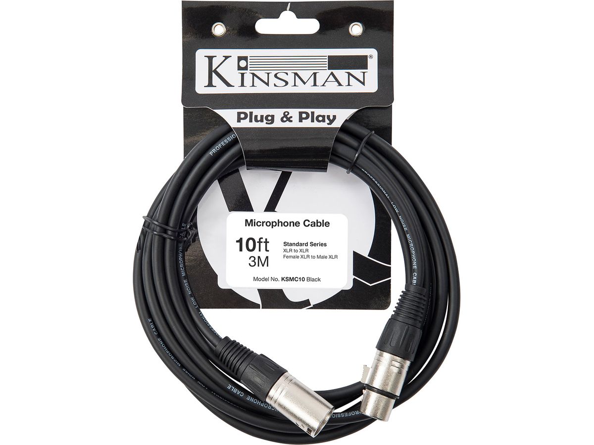 Kinsman Standard Microphone Cable ~ 10ft/3m