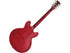 Vintage VSA500 ReIssued Semi Acoustic Guitar ~ Left Hand Cherry Red