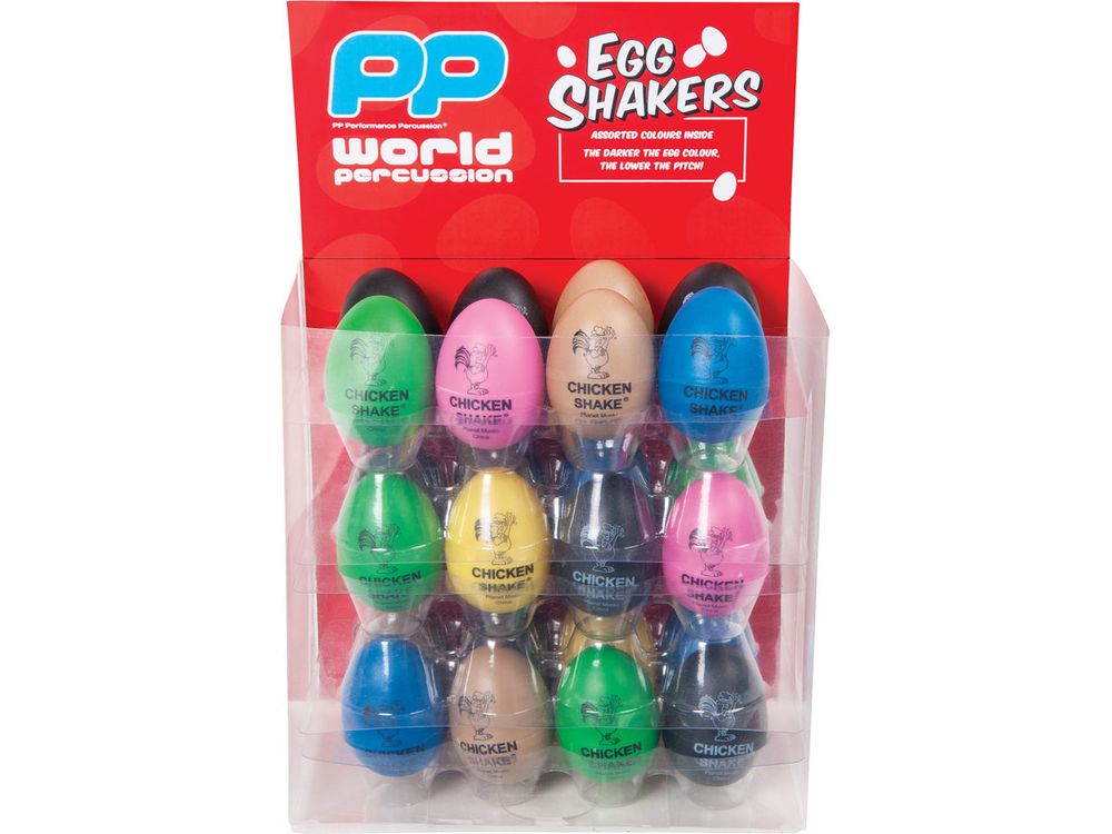 PP World Egg Maracas ~ 24 Pcs