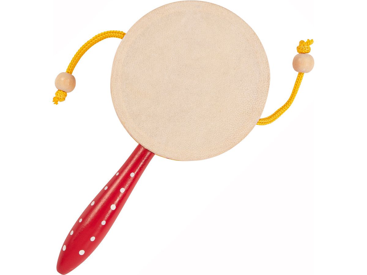PP World 'Early Years' Monkey Drum ~ Red