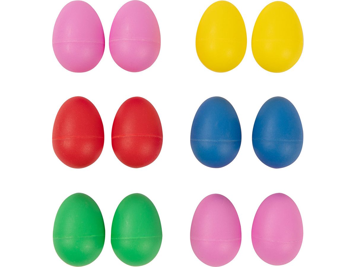 PP World 'Early Years' Egg Shakers ~ 12pc Set