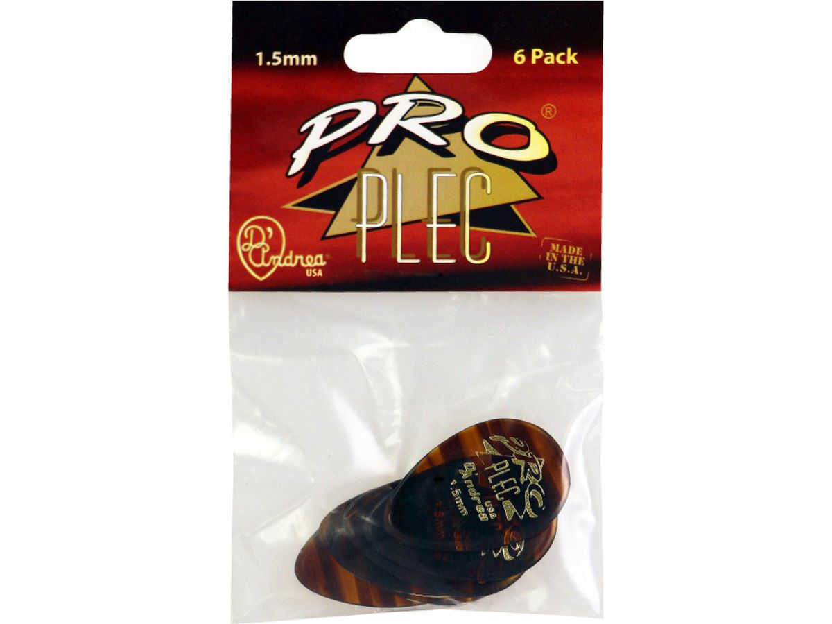 D'Andrea Pro Plecs Pick Pack ~ Large Round ~ 6 Picks