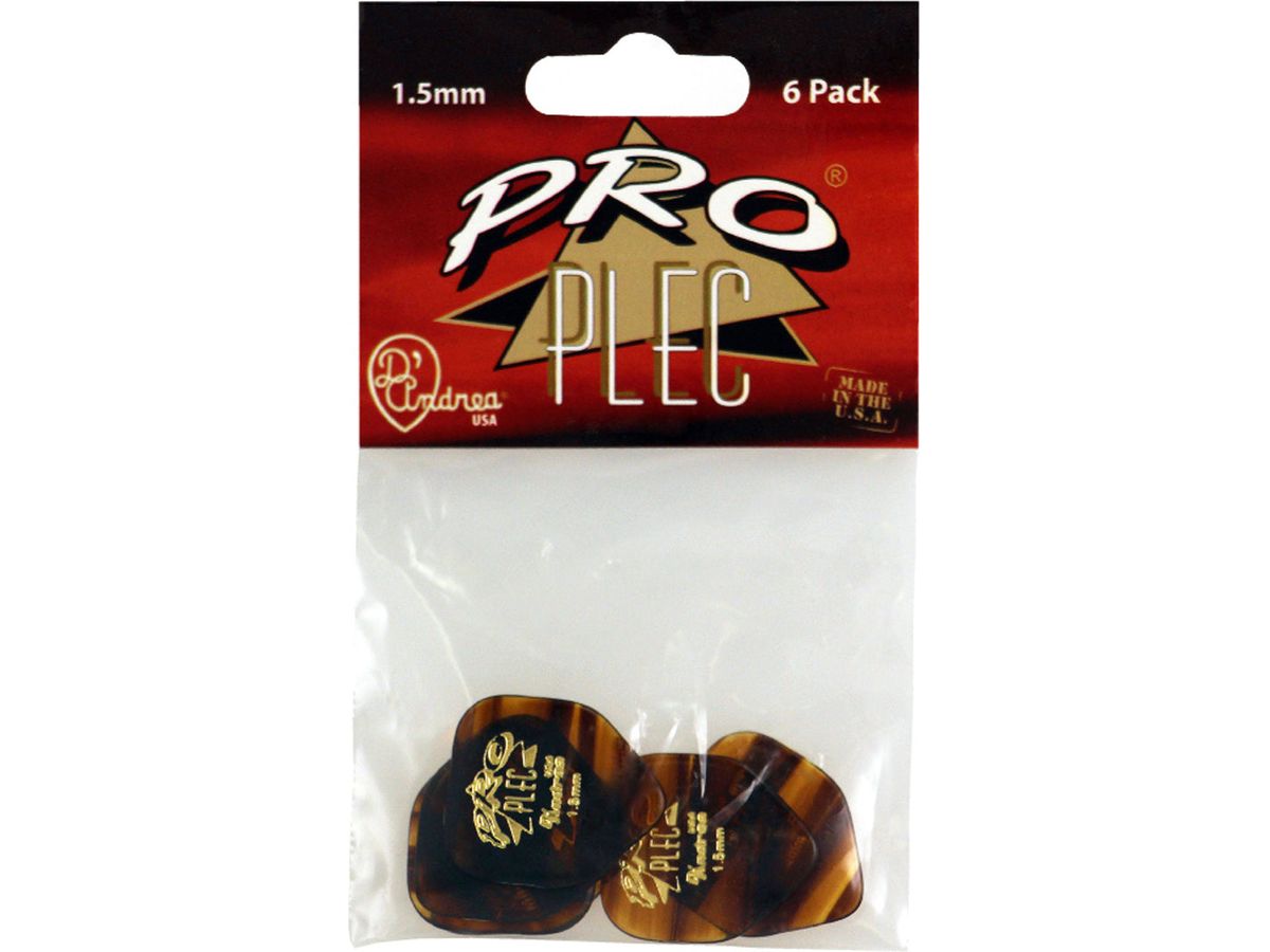 D'Andrea Pro Plecs Pick Pack ~ Square Teardrop ~ 6 Picks