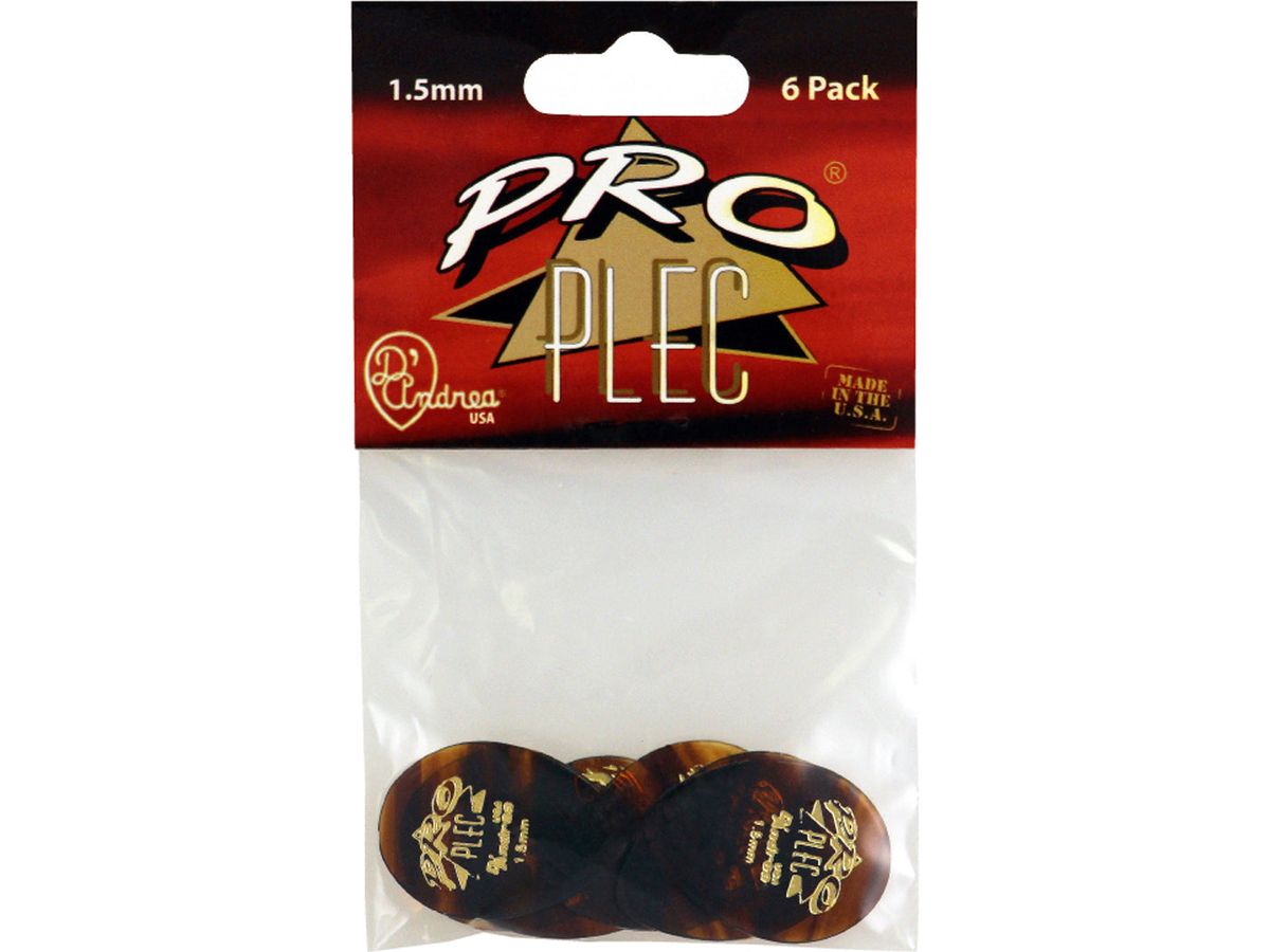 D'Andrea Pro Plecs Pick Pack ~ Small Round ~ 6 Picks