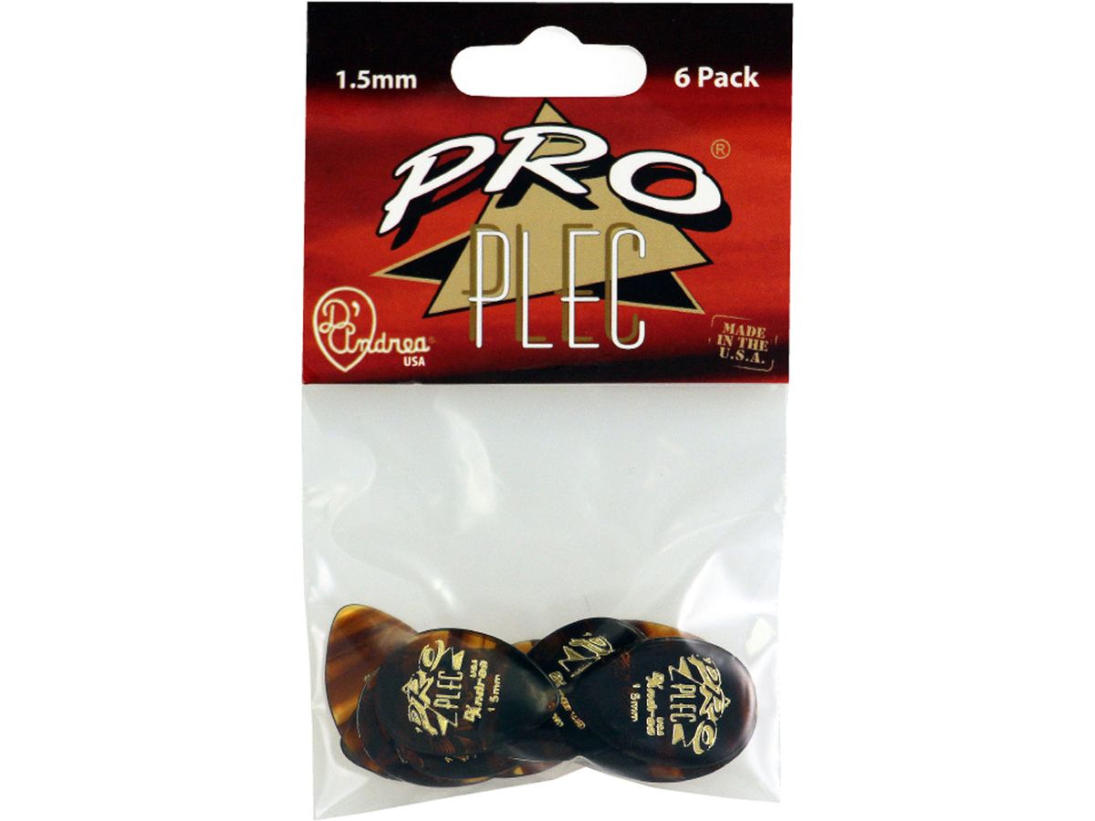 D'Andrea Pro Plecs Pick Pack ~ Small Pointed ~ 6 Picks