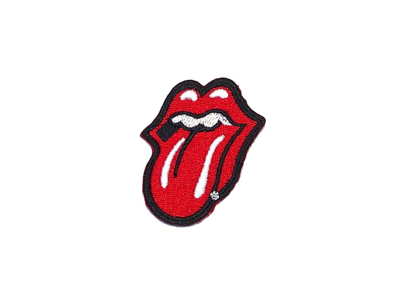The Rolling Stones Medium Patch: Classic Tongue (Iron on)