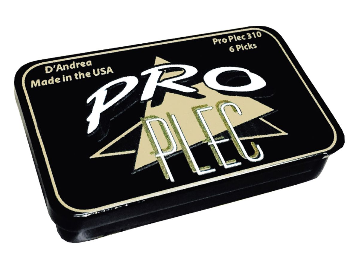 D'Andrea Pro Plecs Pick Tin ~ Mandolin ~ 6 Picks