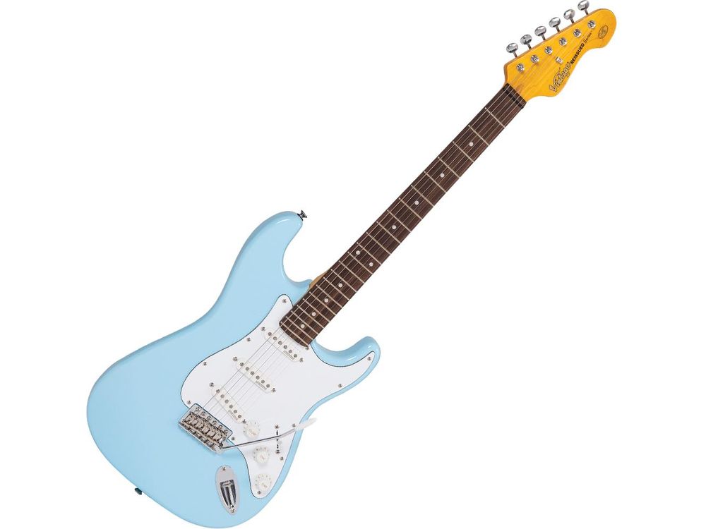 Vintage V6 ReIssued Electric Guitar ~ Laguna Blue