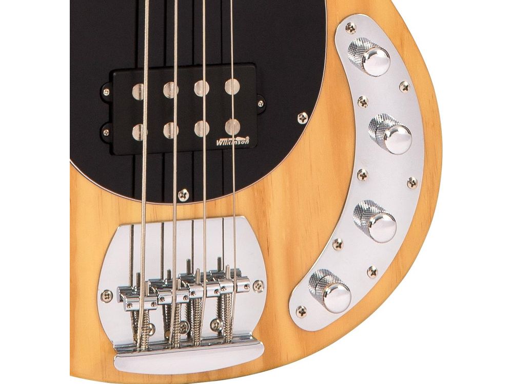 Vintage V96 ReIssued 4-String Active Bass ~ Natural