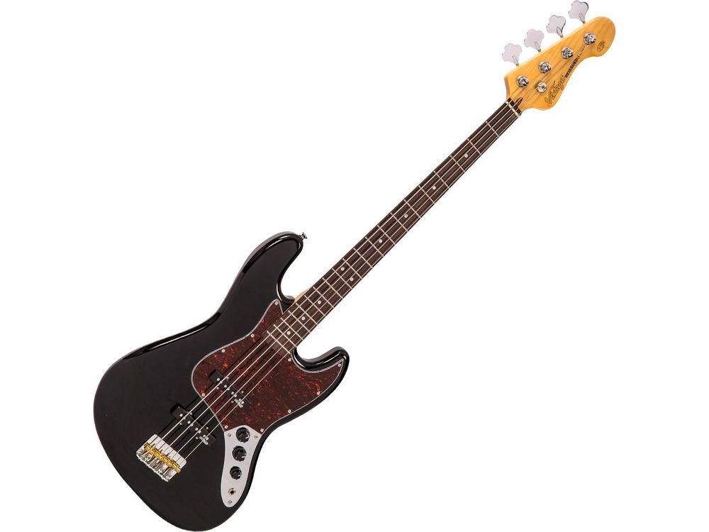 Vintage VJ74 ReIssued Bass ~ Gloss Black