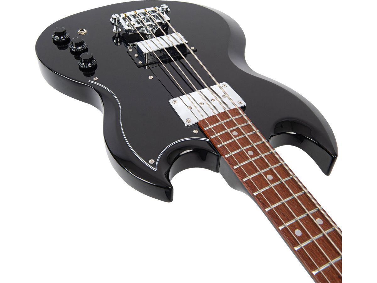 Vintage VS4 ReIssued Bass Guitar ~ Boulevard Black