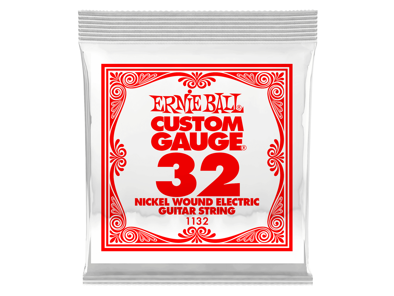 Ernie Ball Single Plain Steel Electric/Acoustic Guitar String 0.32