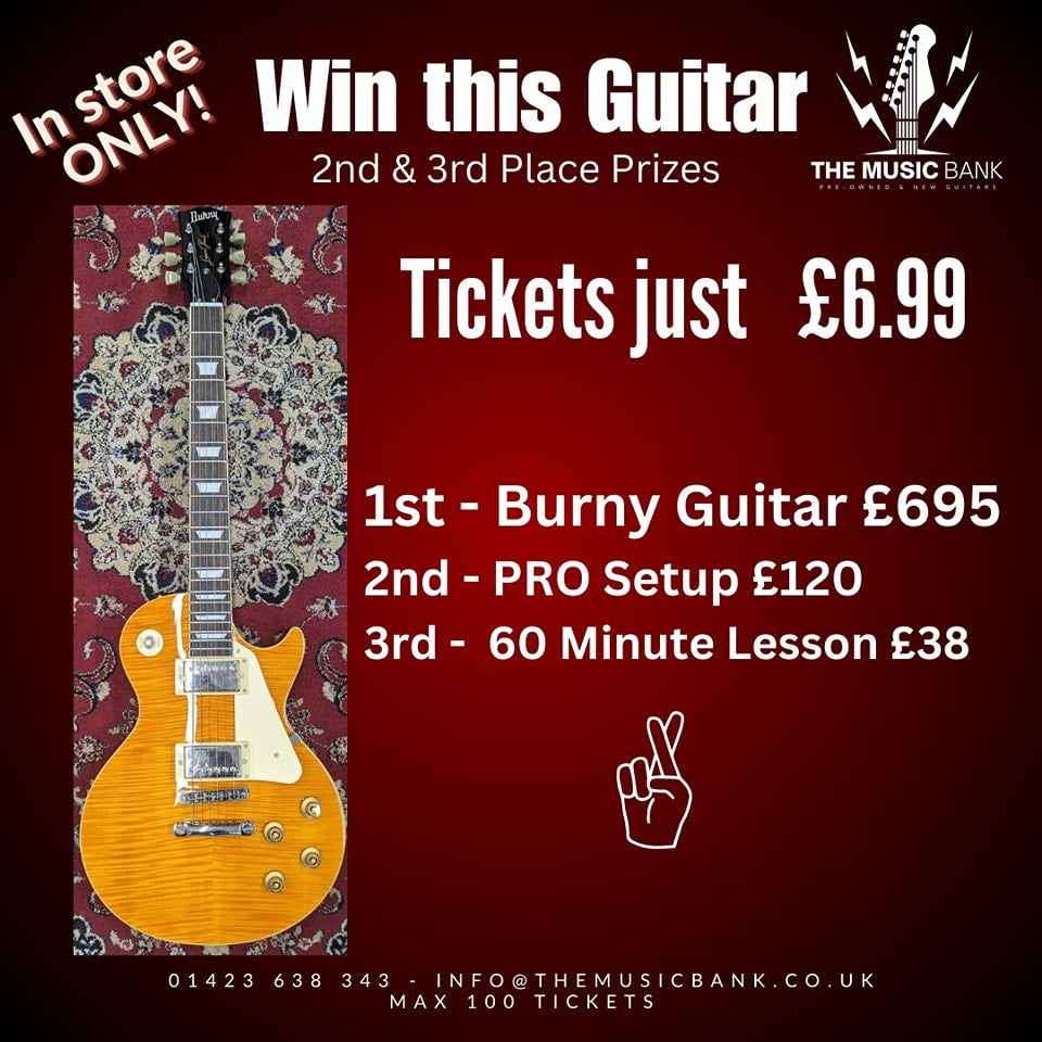 Win a Burny Guitar worth £695!!