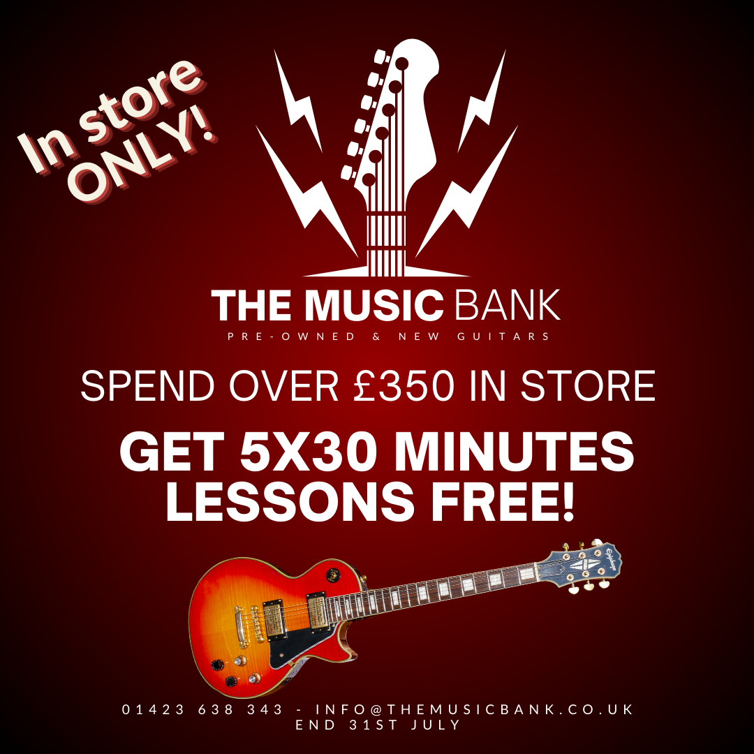 FREE 5x30 Minute lessons when you spend £350 in store