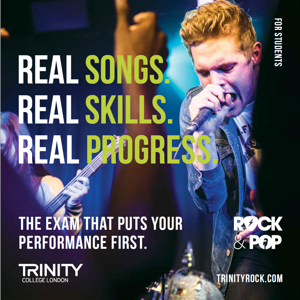 Trinity Rock & Pop Exam in Store - 16th April 2023