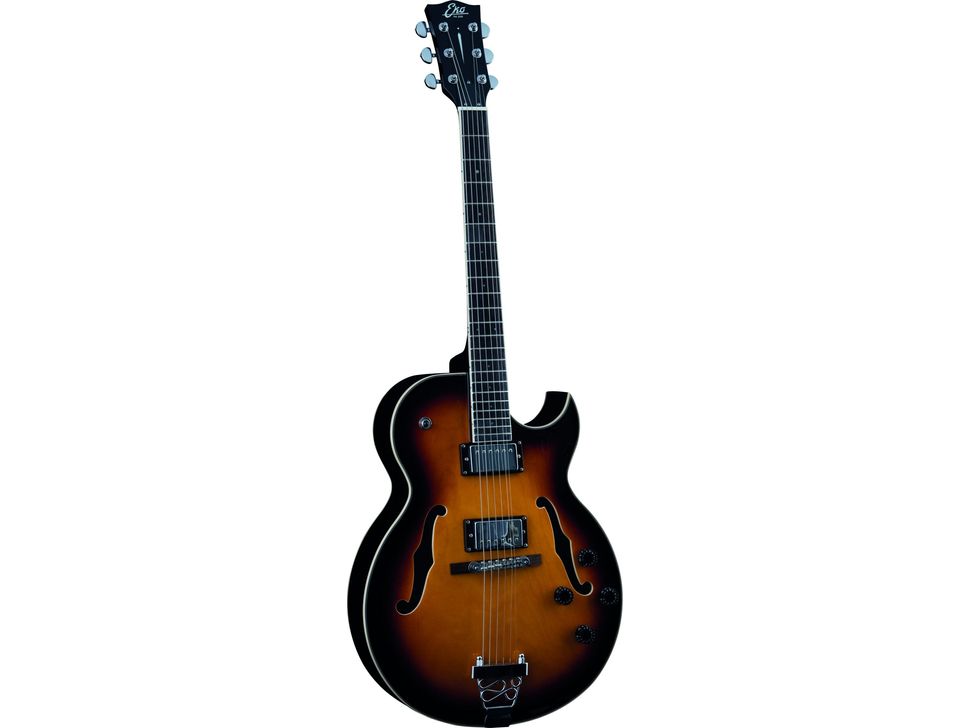 EKO SA-750- Semi Acoustic Guitar in Sunburst