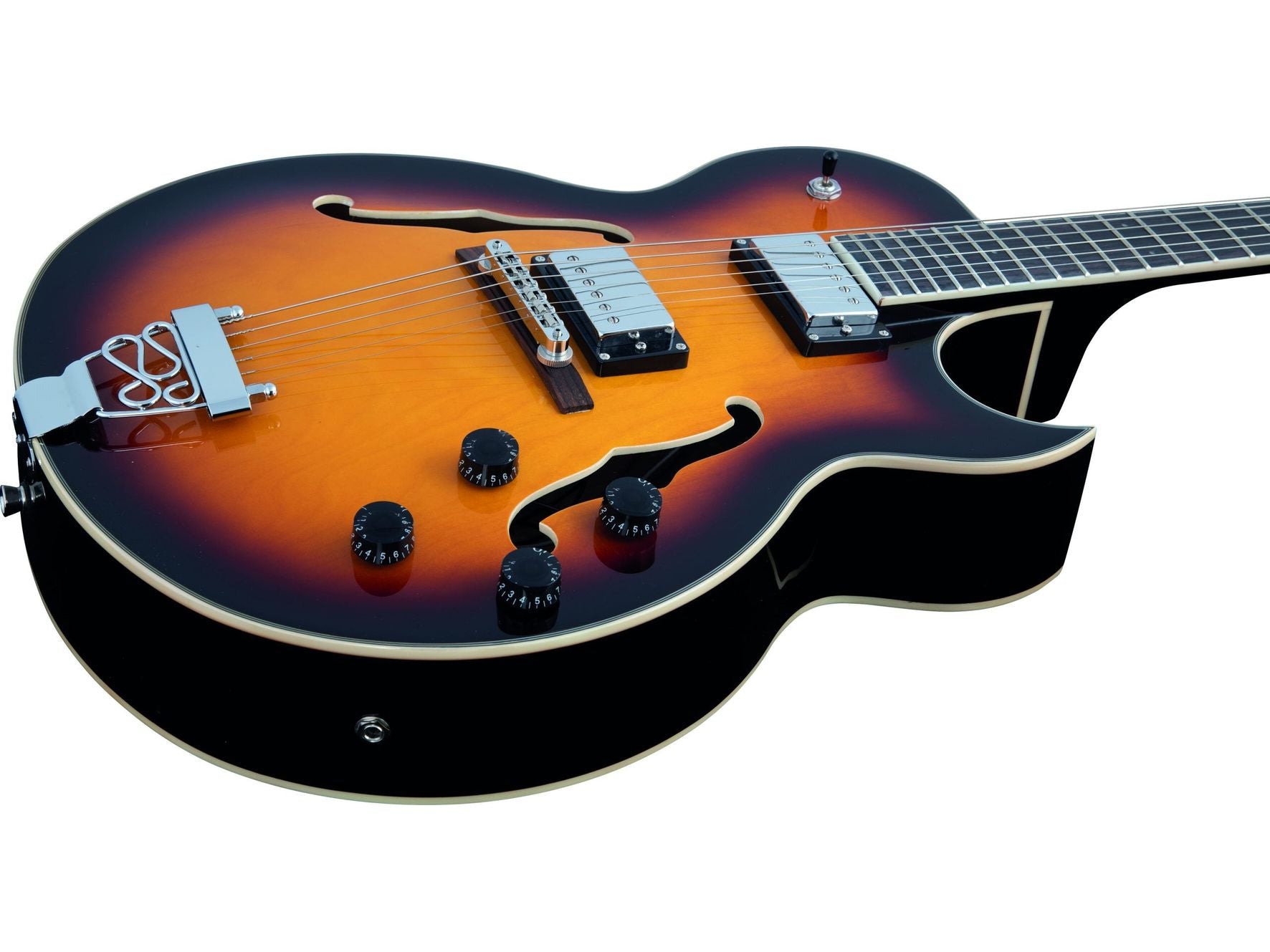 EKO SA-750- Semi Acoustic Guitar in Sunburst