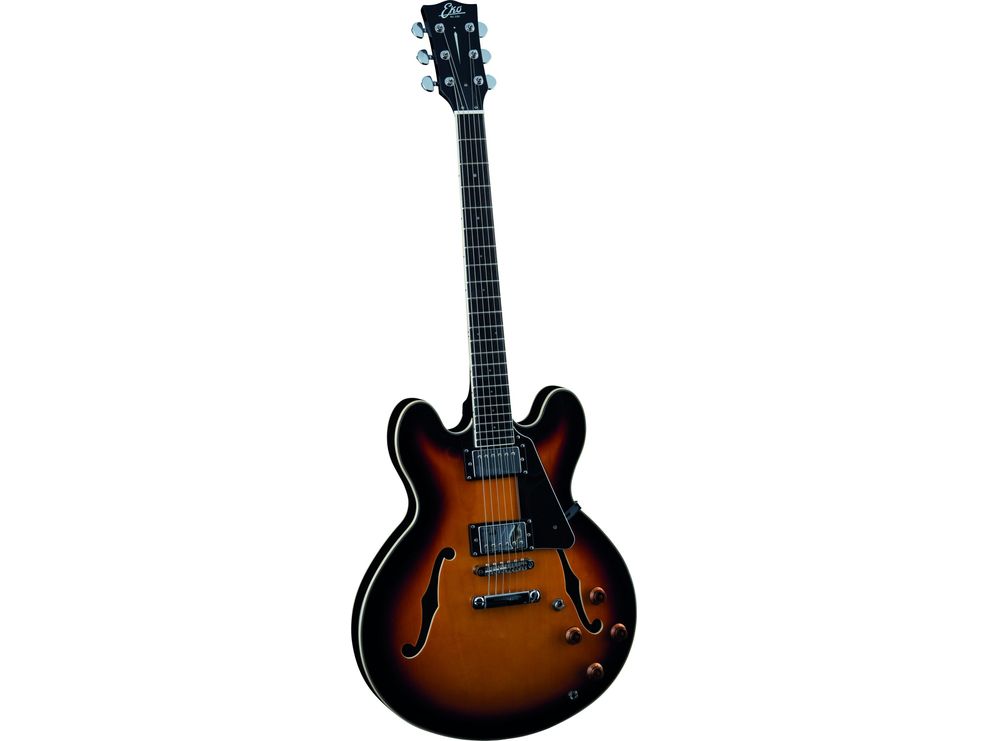 Eko SA 350 Semi-Acoustic Guitar Vintage Sunburst