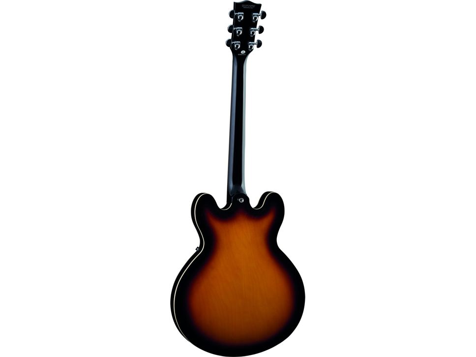 Eko SA 350 Semi-Acoustic Guitar Vintage Sunburst