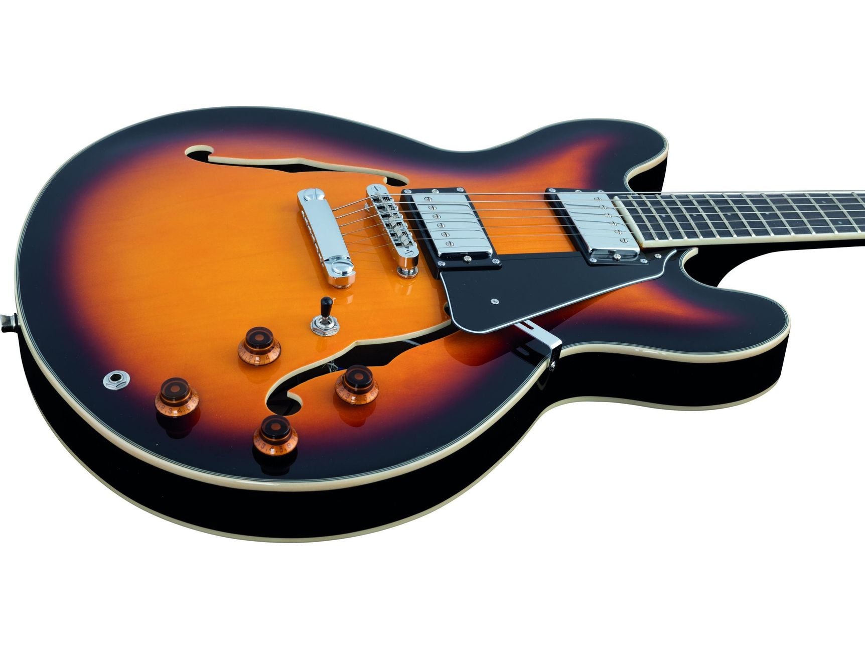 Eko SA 350 Semi-Acoustic Guitar Vintage Sunburst