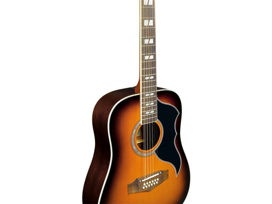 Eko Ranger VI VR EQ Electro 12 String Acoustic Guitar in Honey Burst