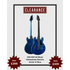 EKO MIA SA Blues Hollowbody Electric Guitar in Blue