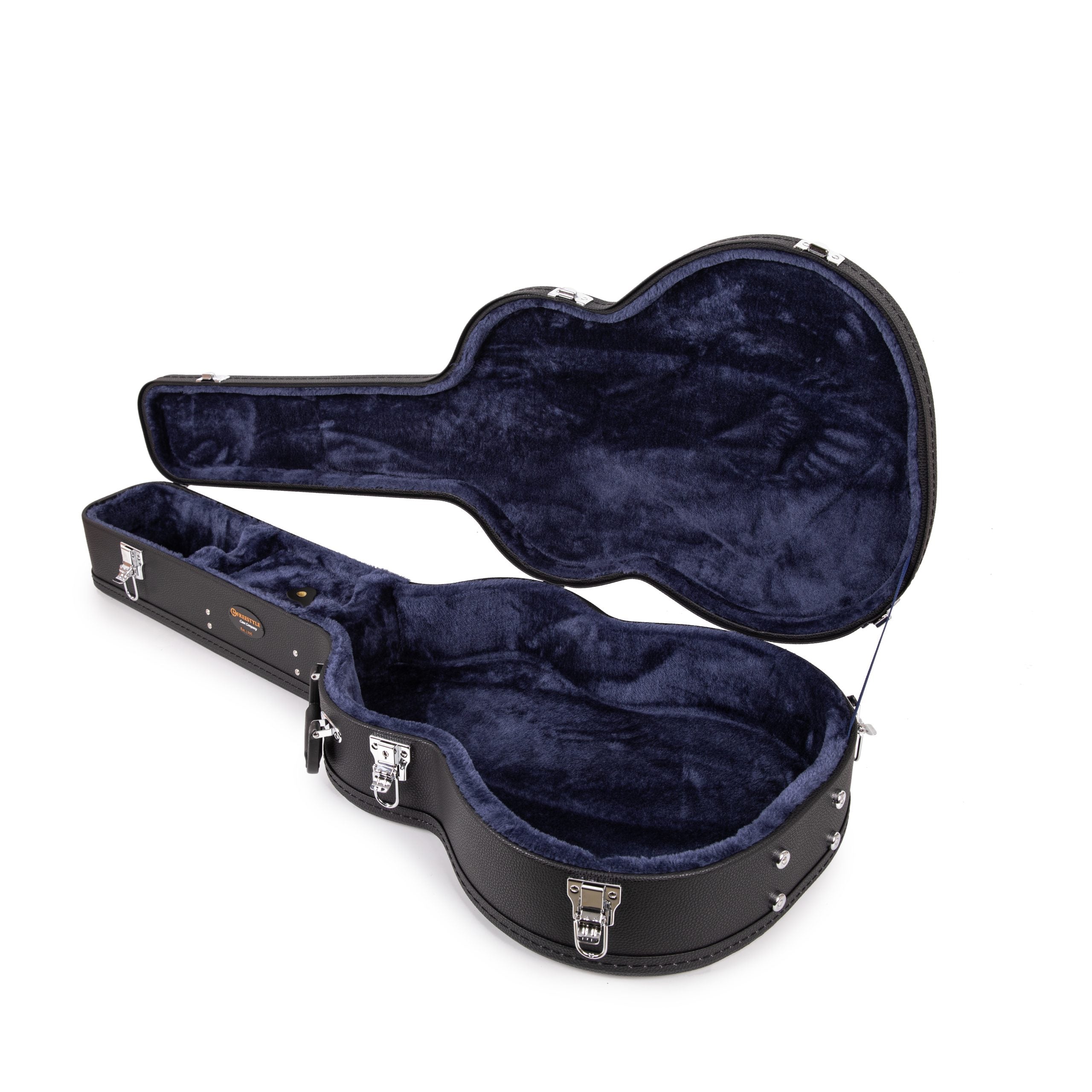 Deluxe Arch Top Wood Case Classical Guitars