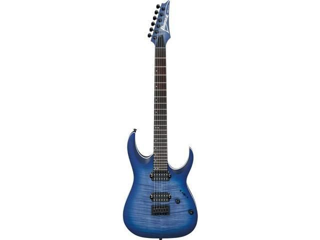 Ibanez RGA Standard Series RGA42FM-BLF Electric Guitar in Blue Lagoon Burst Flat