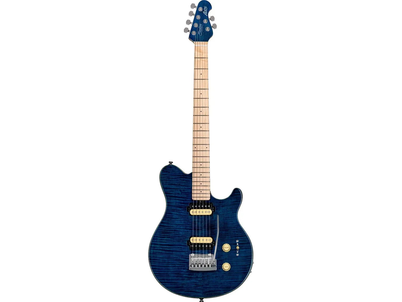 Sterling by Music Man Axis Flame Maple AX3FM Neptune Blue Electric Guitar