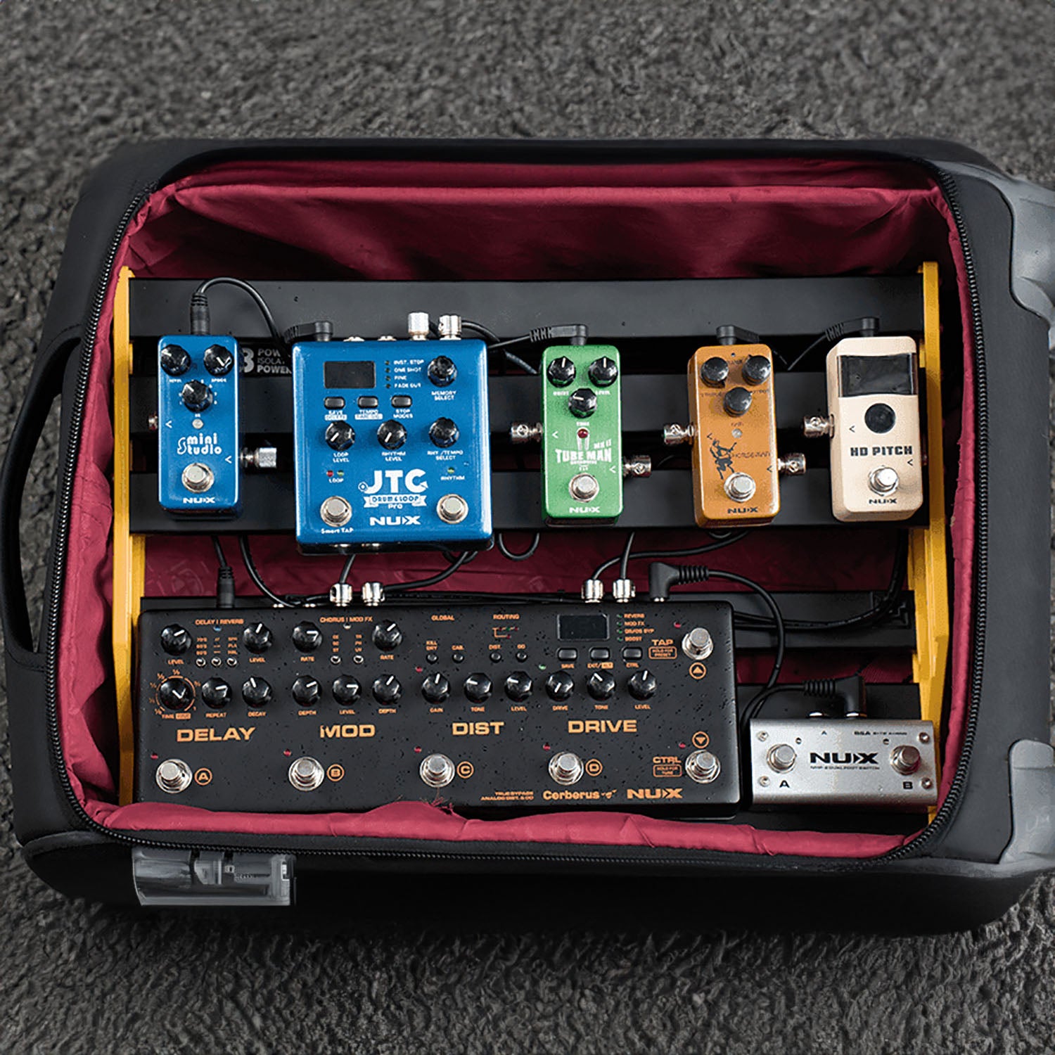 Nux Bumblebee Pedalboard Large with Bag